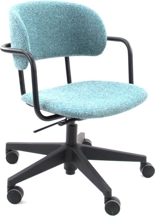 Workliving Puur Design Bureaustoel Society Boucle Petrol