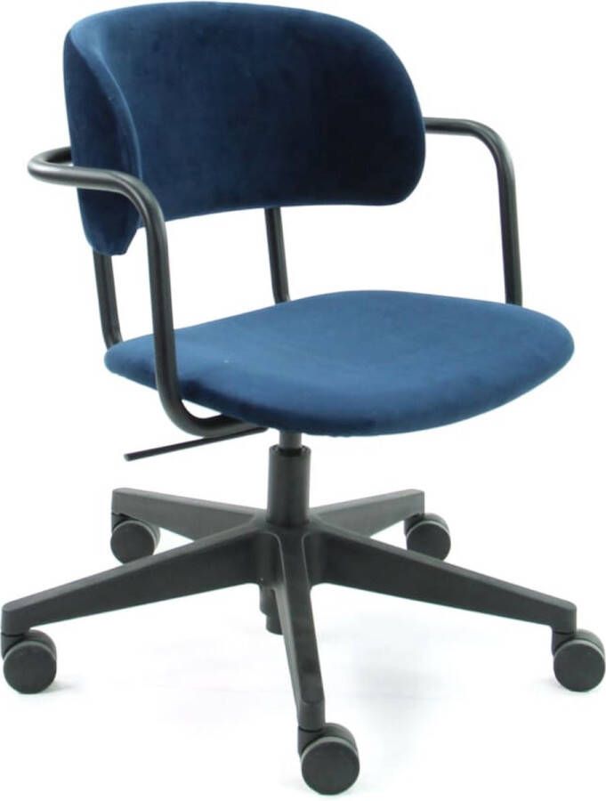 Workliving Puur Design Bureaustoel Velvet Earth Indigo