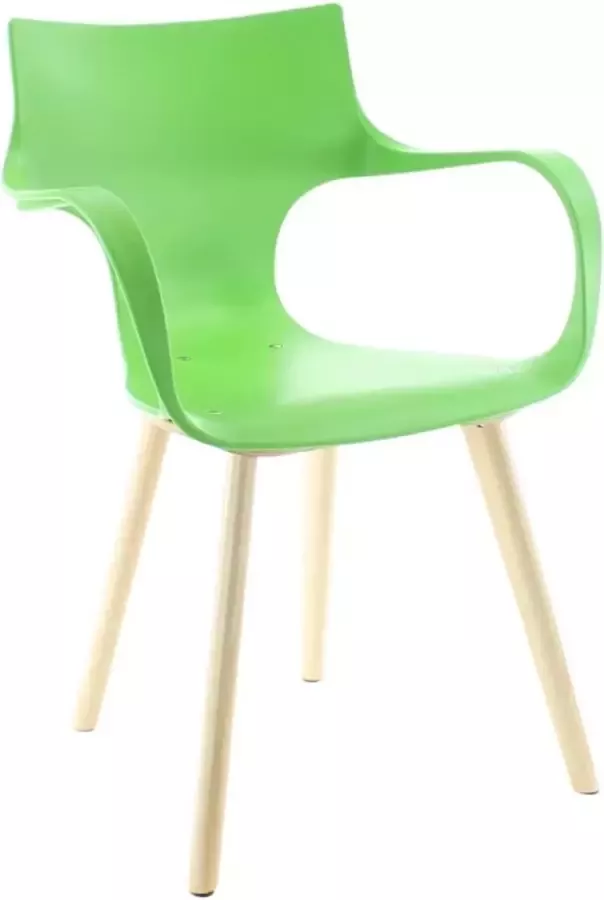 Workliving Stapelbare Stoel Jim Groen