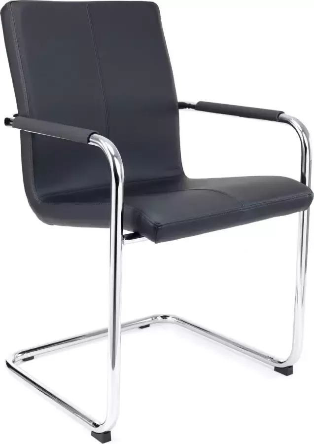 Workliving Vergaderstoel S Series Zwart Vegan Leer