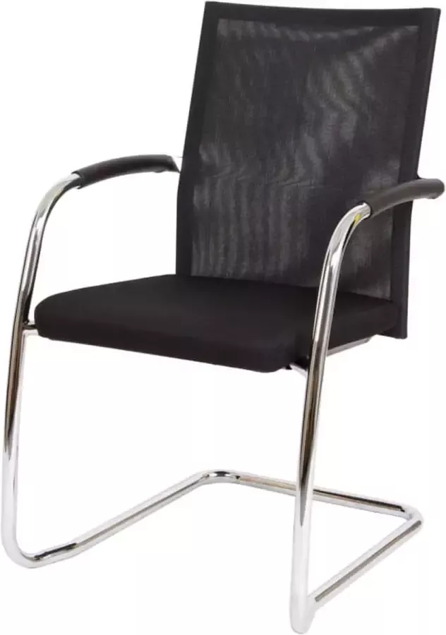 Workliving Vergaderstoel X1 Mesh Slede Zwart