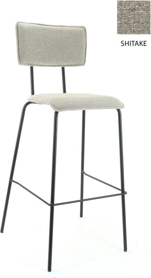 Workliving Barkruk Hoog Bo Society Boucle Shitake 82 CM - Foto 2