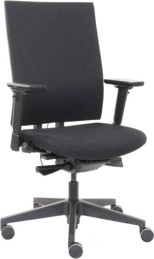 Workliving Zuidas Comfort Black Edition Regain Bureaustoel Ergonomisch Design (N)EN 1335