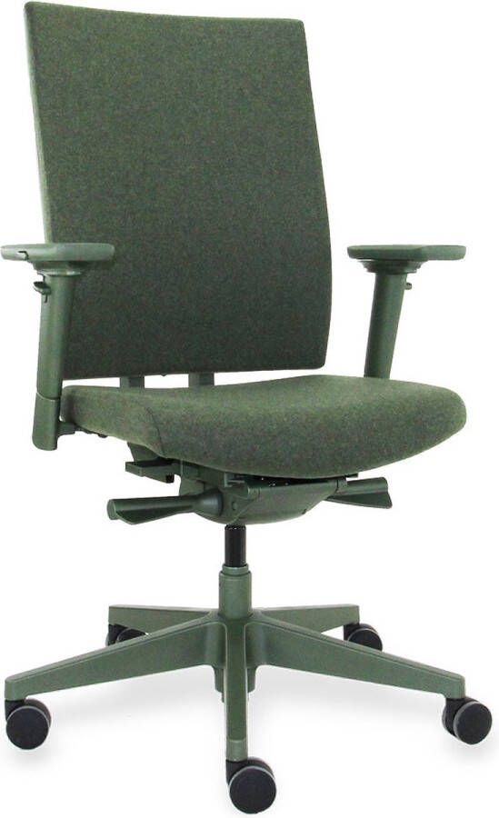Workliving Zuidas Comfort Special Edition Groen Zonder Lendensteun Bureaustoel Ergonomisch Design (N)EN 1335