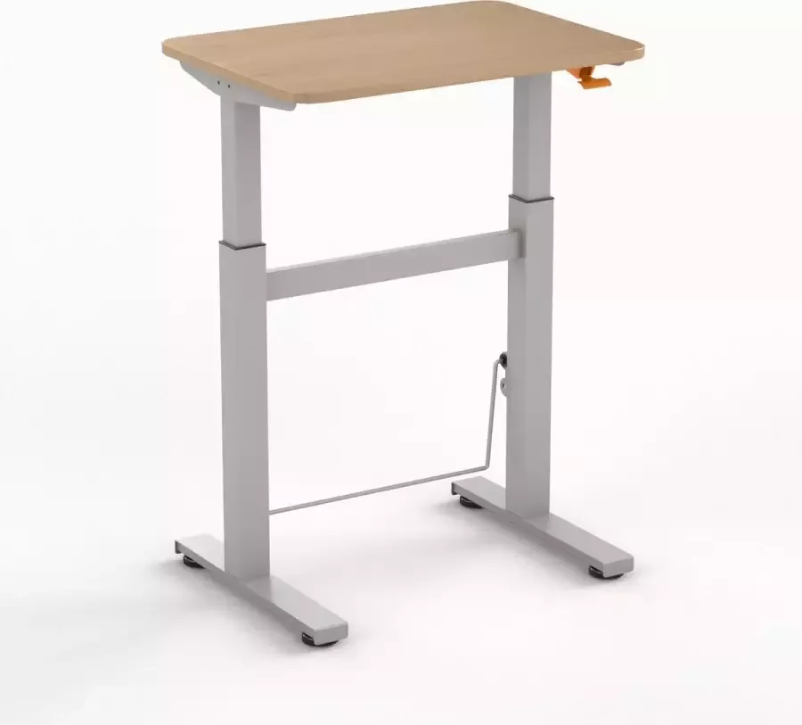 Worktrainer Klein zit-sta bureau BouncyDesk Gasveer 70x70 cm