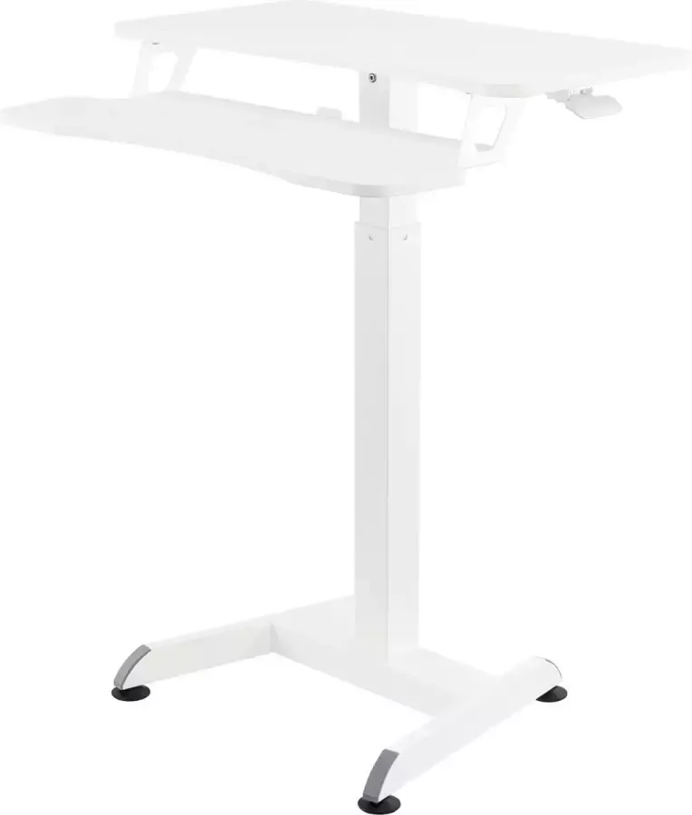 Worktrainer Updesk Stabureau Bureau verhoger High Gasveer Wit