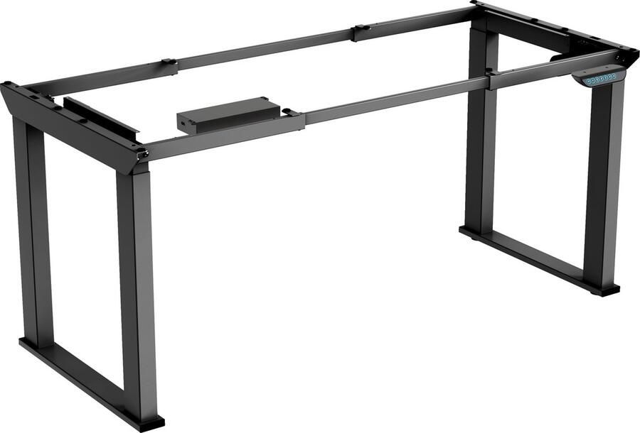 Worktrainer OLeg Zit Sta Bureau Hoogte 73 123 cm Breedte 99 157 cm Elektrisch frame In Hoogte verstelbaar bureau onderstel -Zwart Met geheugenfunctie