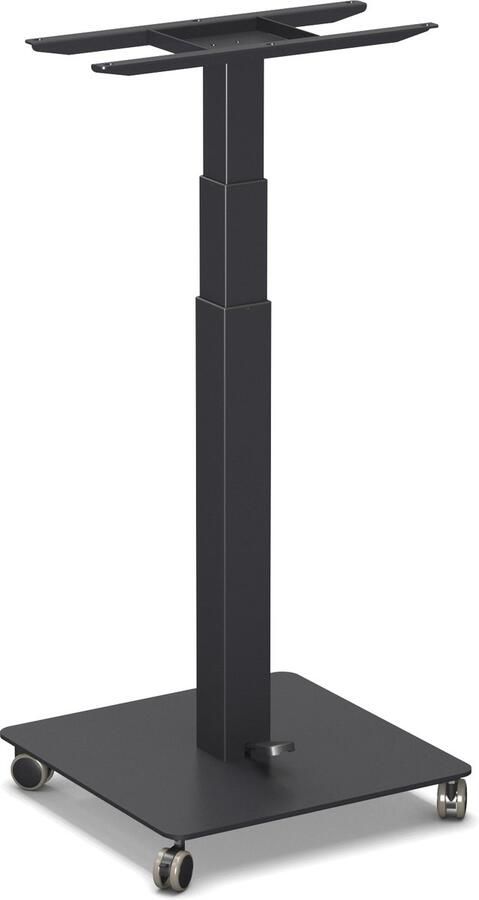 Worktrainer TinyDesk klein Gasveer Zit-sta Bureau Frame – In hoogte verstelbaar Bureau Onderstel Hoogte 70.1-109 cm Zwart