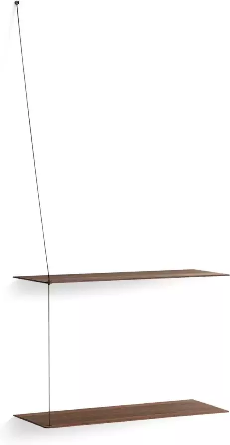 WOUD Stedge wandplank Smoked Oak 60 cm