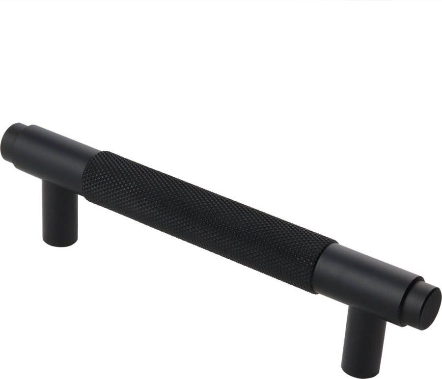 Wovar Lavuzo Handgreep Ribbel Zwart 128 mm Boorafstand 96 mm Per Stuk