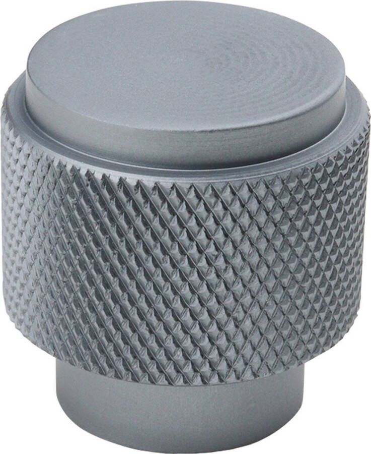 Wovar Lavuzo Kastknop Ribbel Antraciet 20x25 mm Per stuk