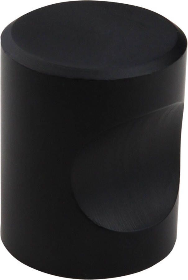 Wovar Lavuzo Zwarte kastknop 19x25 mm Per stuk