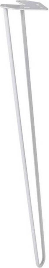Wovar Tafelpoot Wit Staal Industrieel 72 cm Per Stuk Tafelpoten wit - Foto 1