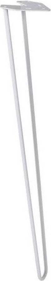 Wovar Tafelpoot Wit Staal Industrieel 72 cm Per Stuk Tafelpoten wit