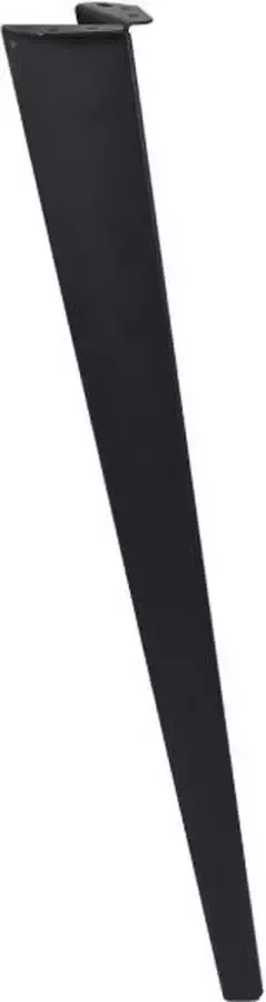 Wovar Tafelpoot Zwart Staal Modern 72 cm Per Stuk