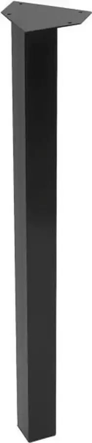 Wovar Tafelpoot Zwart Staal Vierkant 72 cm Per Stuk