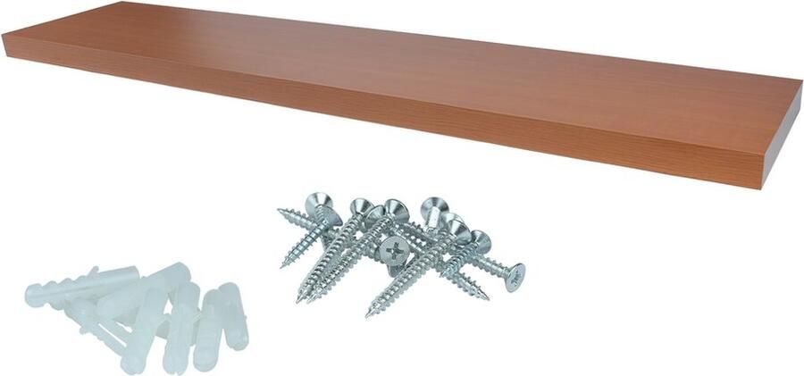 Wovar Zwevende Wandplank 118 x 24 cm Teak Per Stuk - Foto 2