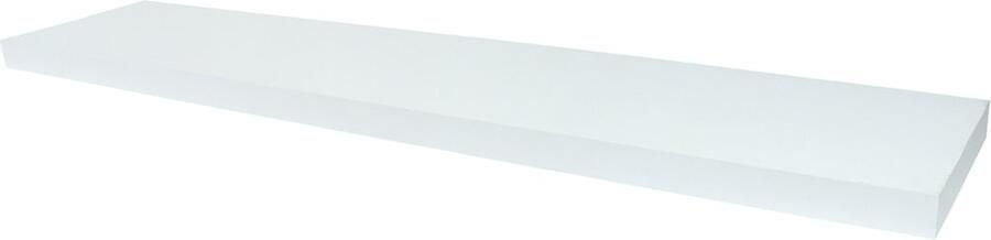 Wovar Zwevende Wandplank 118 x 24 cm Wit Per Stuk