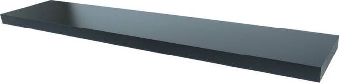 Wovar Zwevende Wandplank 118 x 24 cm Zwart Per Stuk