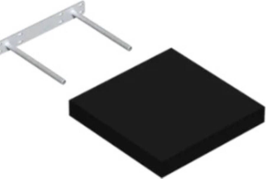 Wovar Zwevende Wandplank 24 x 24 cm Zwart Per Stuk