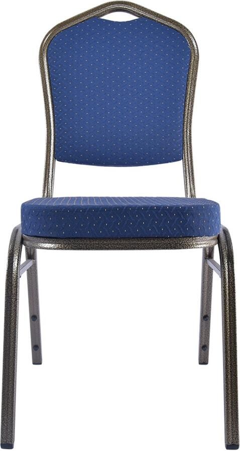 Wow Stackchairs Set van 100 stuks Stapelstoelen voor Horeca Stapelbare Horecastoelen – Comfortabel & Ruimtebesparend – In 8 Kleuren Beschikbaar Blauw A10