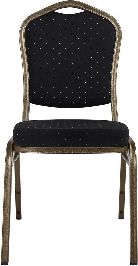 Wow Stackchairs Set van 100 stuks Stapelstoelen voor Horeca Stapelbare Horecastoelen – Comfortabel & Ruimtebesparend – In 8 Kleuren Beschikbaar Zwart A46