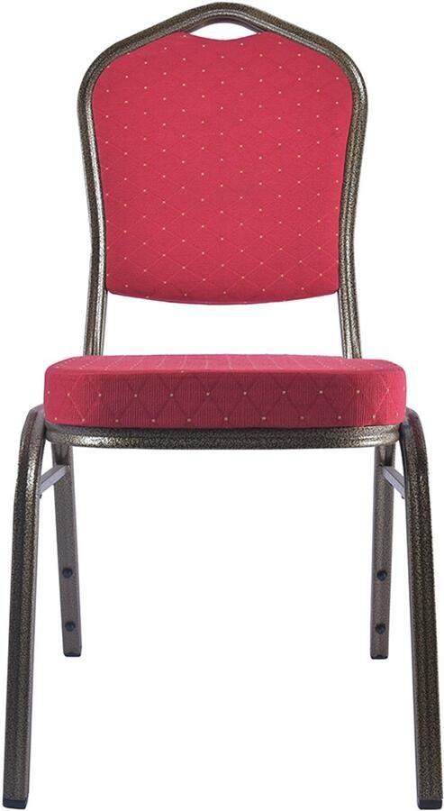 Wow Stackchairs Set van 100 stuks Stapelstoelen voor Horeca Stapelbare Horecastoelen – Comfortabel & Ruimtebesparend – In 8 Kleuren Beschikbaar Rood A46