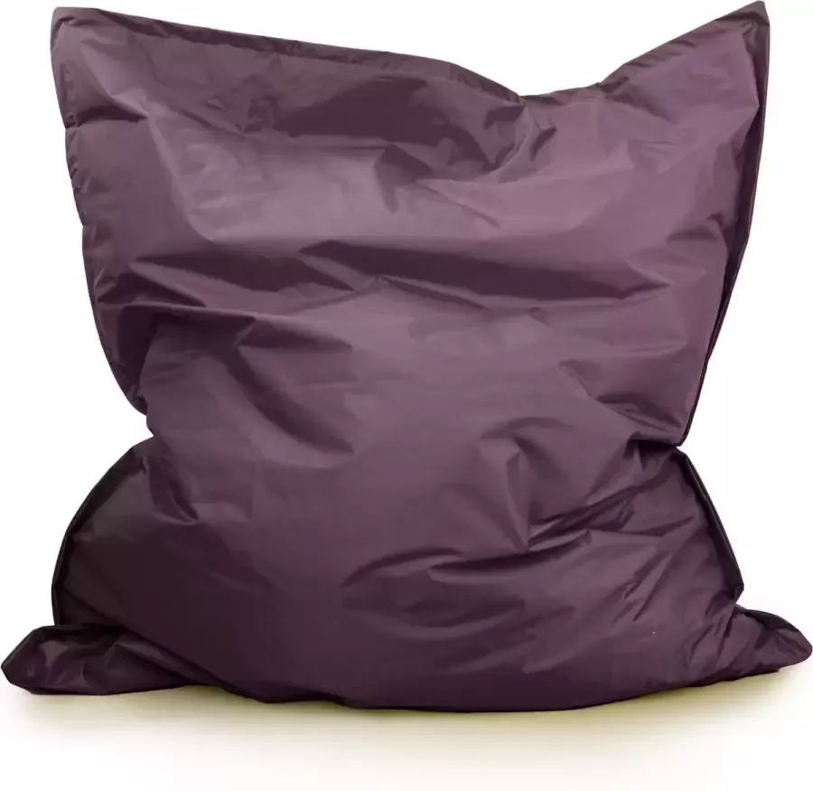 WT Trading B.V. Drop & Sit Zitzak Nylon Aubergine 130 x 150 cm