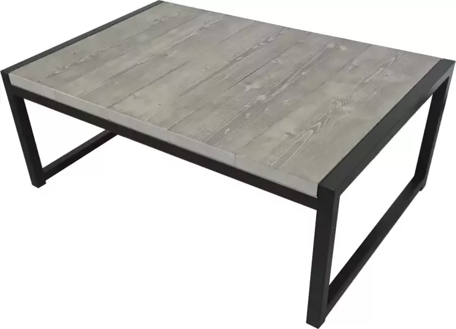 Www.meubelproductie Industriële Salontafel Steigerhout Two