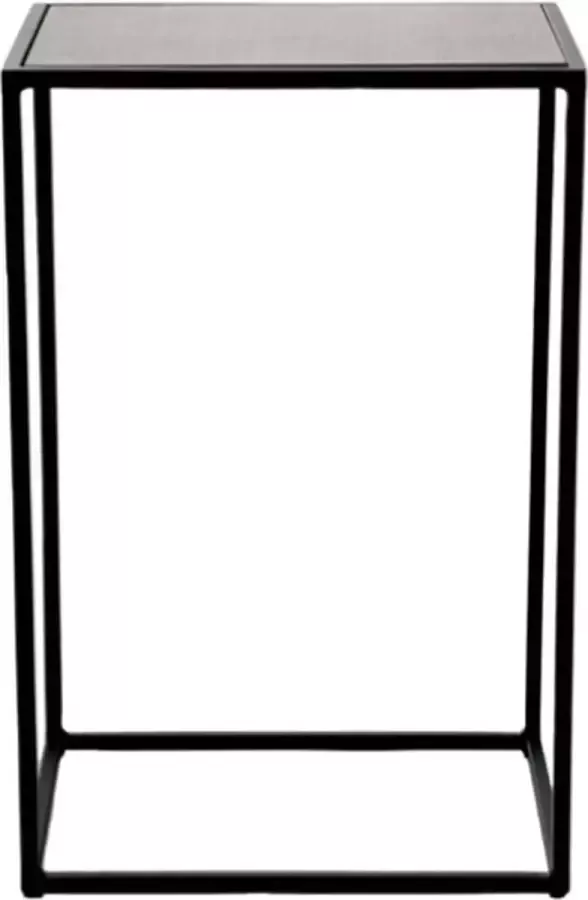 XLBoom QUADRO 1 LOW Bijzettafel van metaal en fiber cement 37 5x29xh75 5cm