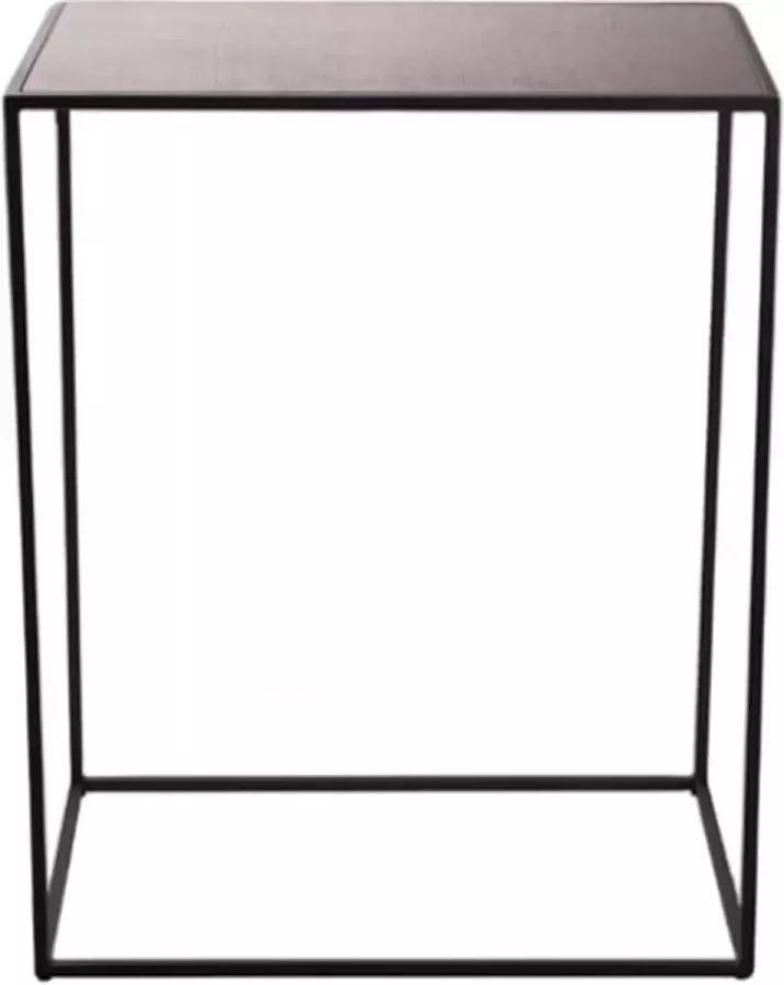 XLBoom QUADRO 2 HIGH Bijzettafel van metaal en fiber cement 60x40xh75cm