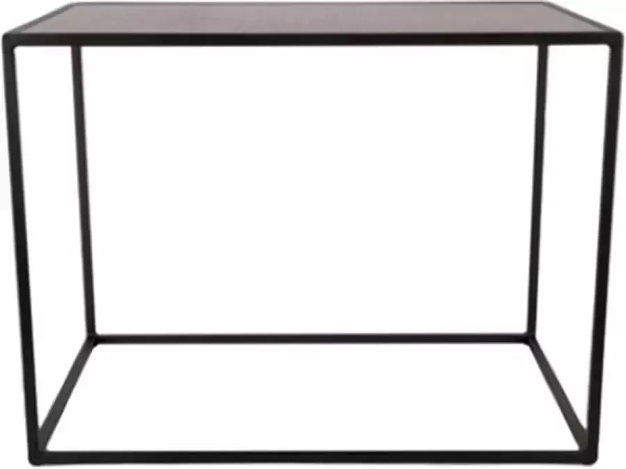 XLBoom QUADRO 2 LOW Bijzettafel van metaal en fiber cement 60x40xh45 5cm