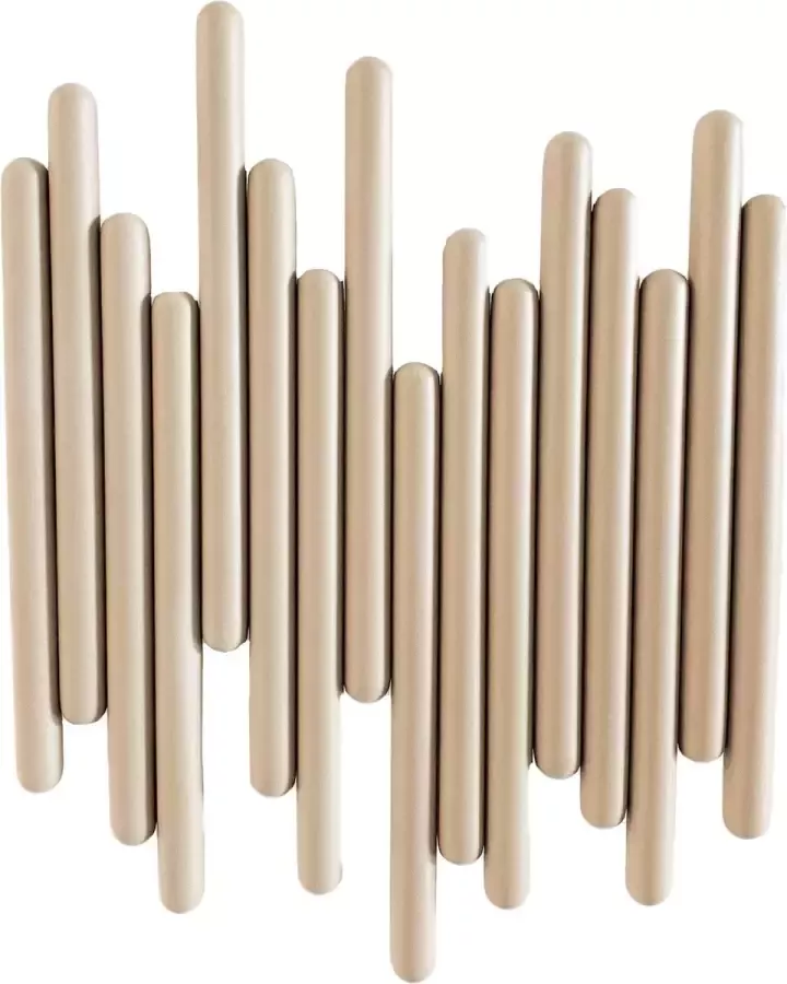 XLBoom Tuub Kapstok Large RVS Quartz 30 5 × 6 × 37 5 cm