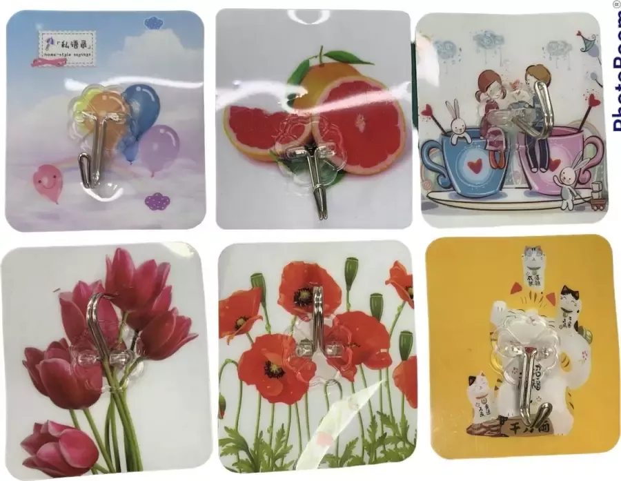 Xmirtel Zelfklevende multifunctionele haakjes voor op je muur wand of kast Handig in de keuken badkamer woonkamer slaapkamer Waterbestendig 10 stuks transparant gratis verzending