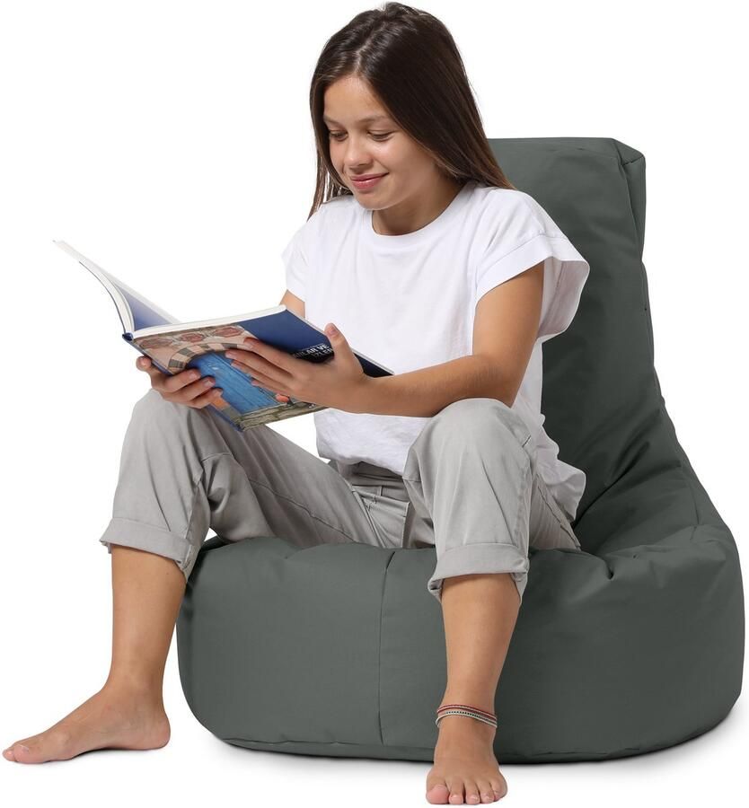 Xoft Living – Gaming Zitzak – Antraciet – Ergonomisch – Teens & Volwassenen