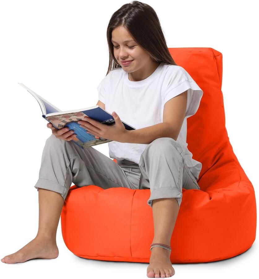 Xoft Living – Gaming Zitzak – Oranje – Ergonomisch – Teens & Volwassenen