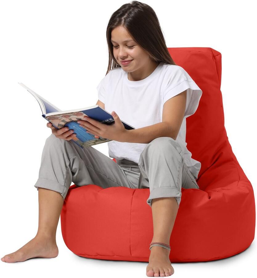 Xoft Living – Gaming Zitzak – Rood – Ergonomisch – Teens & Volwassenen