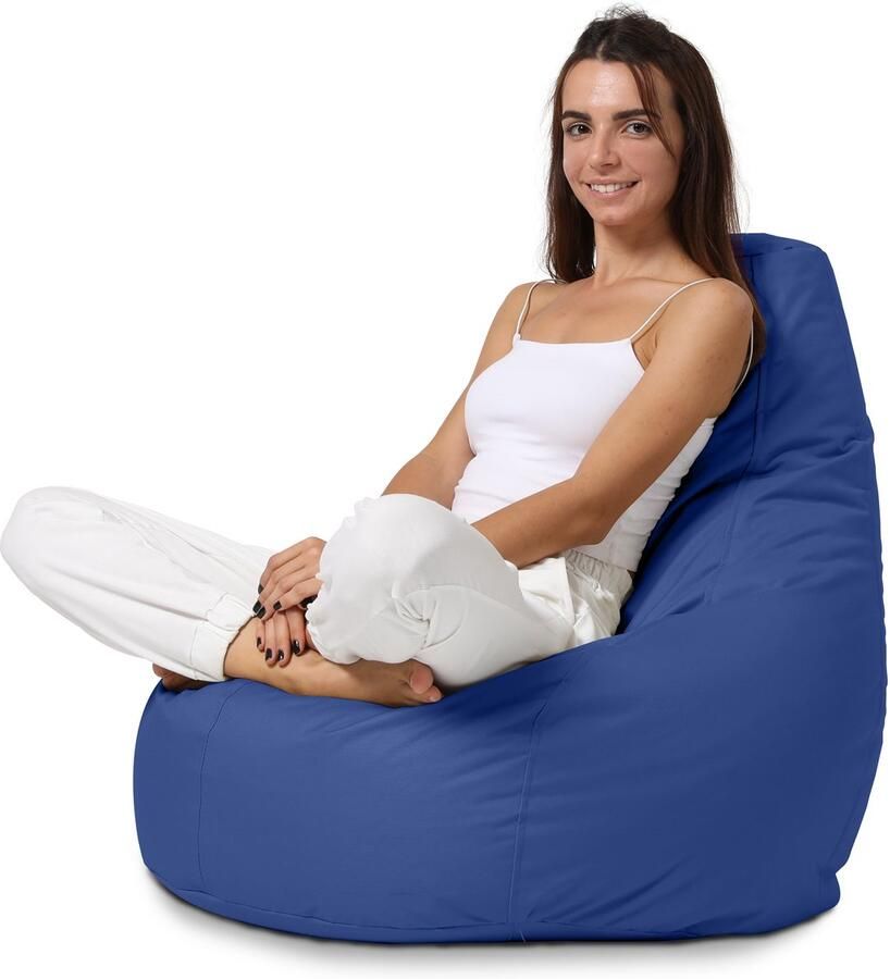 Xoft Living Sugarpufy Teardrop Zitzak Waterafstotend Blauw