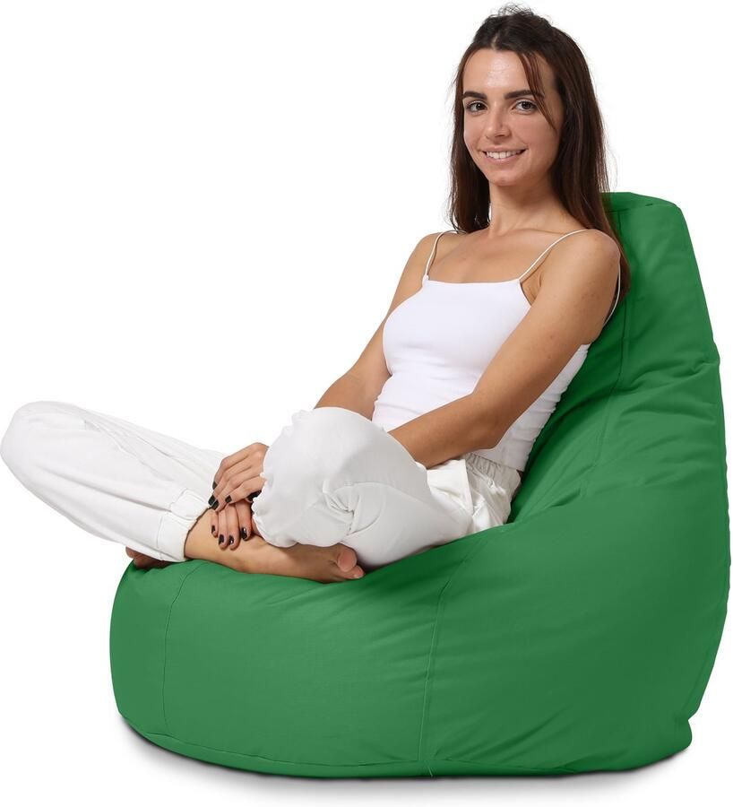 Xoft Living Sugarpufy Teardrop Zitzak Waterafstotend Groen