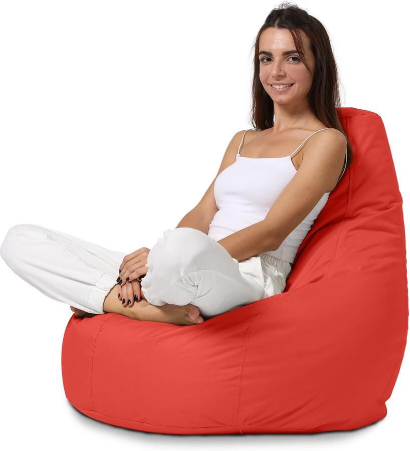 Xoft Living Sugarpufy Teardrop Zitzak Waterafstotend Rood