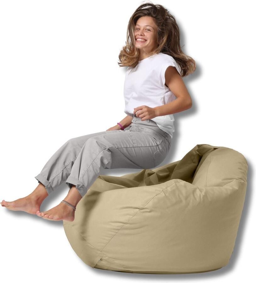 Xoft Living – Zitzak – Premium XXL – Beige – Waterafstotend