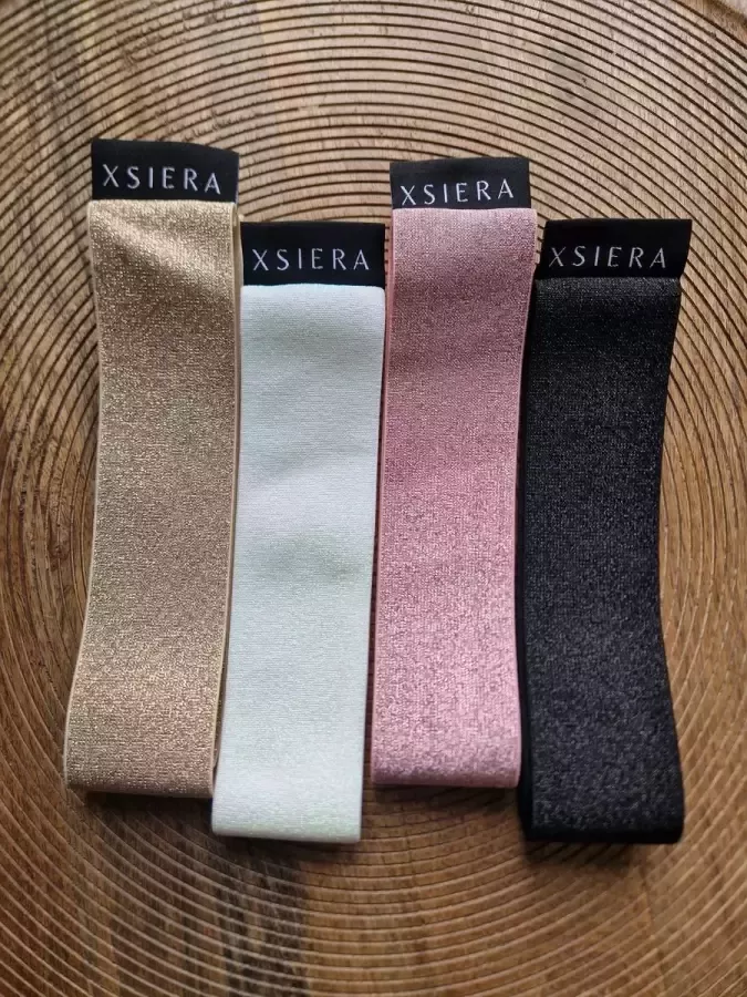 XSIERA HANDDOEK ELASTIEK GLITTER ZILVER STRANDBED ELASTIEK STRAND KNIJPERS LIGBED ELASTIEK moederdag - Foto 2