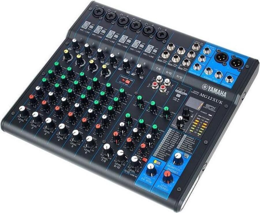 Yamaha MG12XUK Mengpaneel 12-kanaals met effect processor - Foto 2