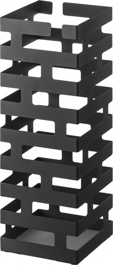 Yamazaki Paraplubak Parapluhouder Brick Vierkant zwart RVS - Foto 2