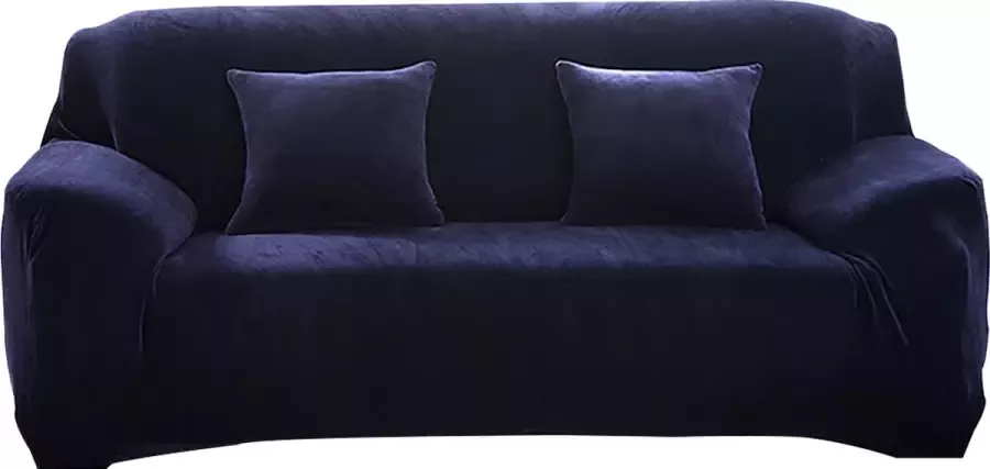 YeahMarkt Yeahmart Zetelhoes 3 Zits – 190 – 230 CM Bankhoes – Grijs – Fluwelen Stretch – Hoge Kwaliteit