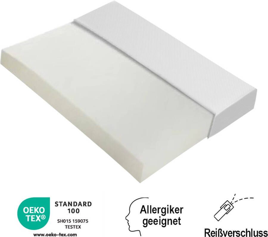 YJZQ Comfortabele matras 90x200cm- sprei met antislip deeltjes en handgrepen- Oeko-Tex gecertificeerd- ergonomisch ademend en duurzaam- hardheid H3