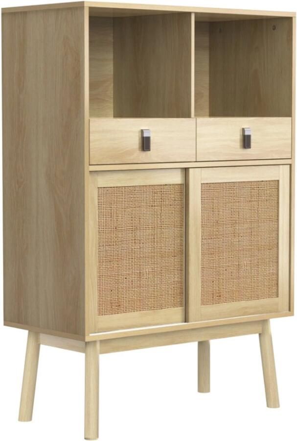 Yorbay Ladekast Woonkamer Rotan Stijlvol Kast Ladenkast Kasten Dressoir Rattan