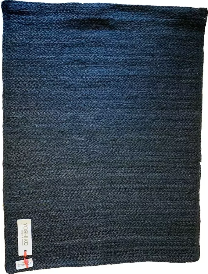 Yoshiko Home Cox Jute Vloerkleed Tapijt Zwart L