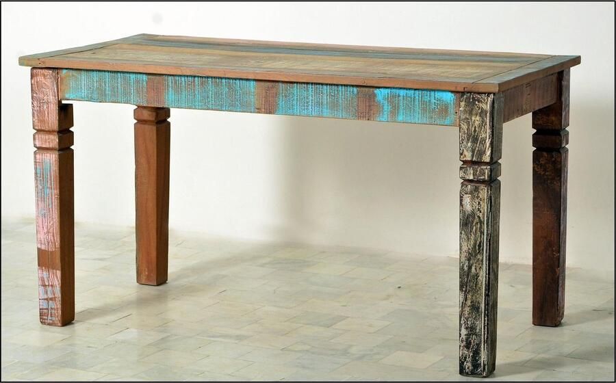 Artistiq Living Artistiq Vintage Eettafel Riverboat 140 x 70cm Hout Meerkleurig - Foto 2