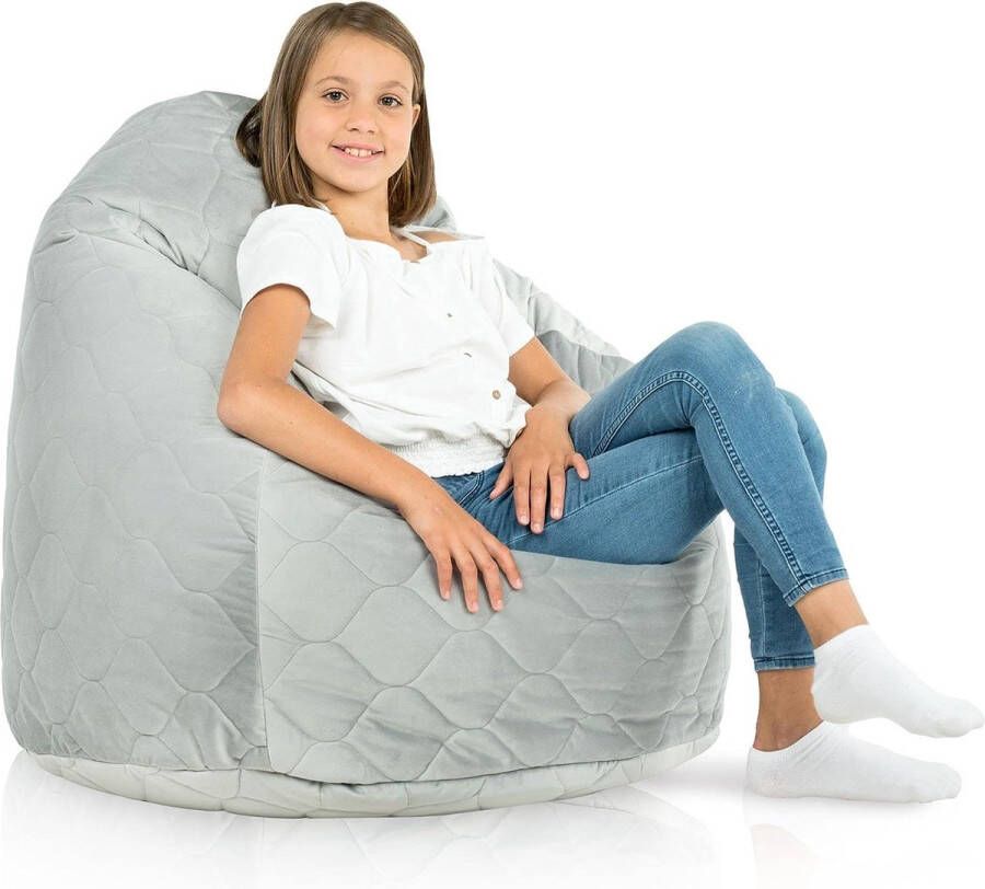 YourWorld Premium Zitzak XL Voor kinderen en volwassenen: Grote Gezellige & Comfortabele Woonkamer Zitzak met Vullin Extra binnenhoes Mag in de wasmachine Gecertificeerd Gewatteerd